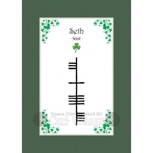 Seth - Ogham First Name