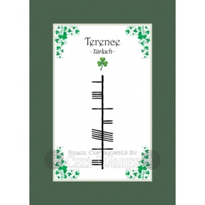 Terence (Modern) - Ogham First Name