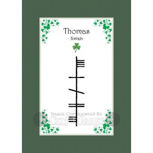 Thomas - Ogham First Name