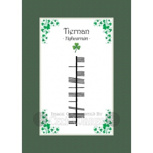 Tiernan - Ogham First Name