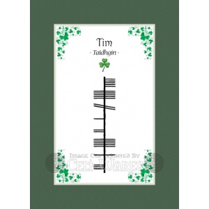 Tim - Ogham First Name