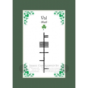 Val - Ogham First Name