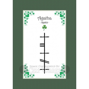 Agatha - Ogham First Name