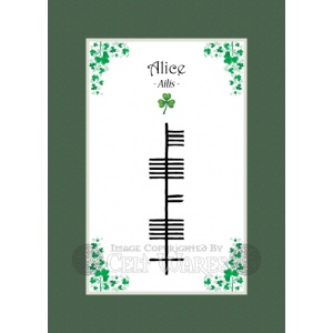 Alice - Ogham First Name