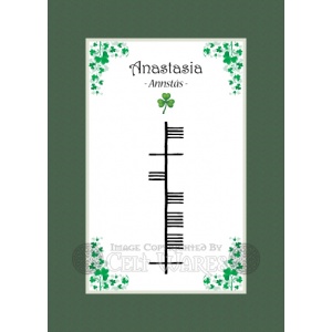 Anastasia - Ogham First Name