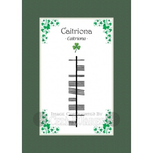 Caitriona - Ogham First Name
