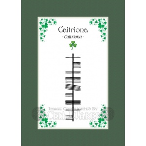 Caitriona - Ogham First Name