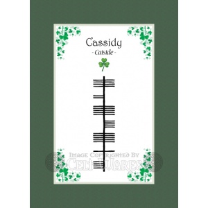 Cassidy - Ogham First Name
