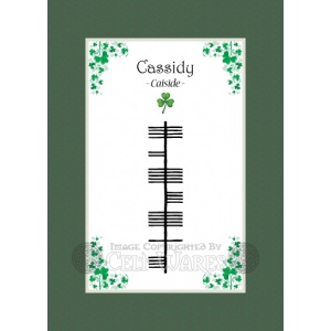 Cassidy - Ogham First Name