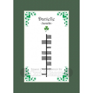 Danielle - Ogham First Name