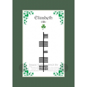 Elizabeth - Ogham First Name