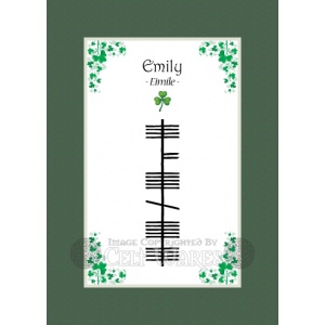 Emily - Ogham First Name