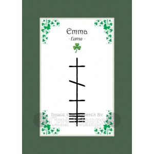 Emma - Ogham First Name