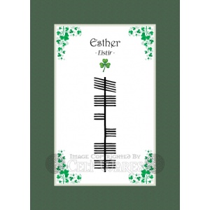 Esther - Ogham First Name
