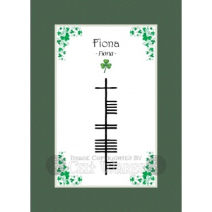 Fiona - Ogham First Name