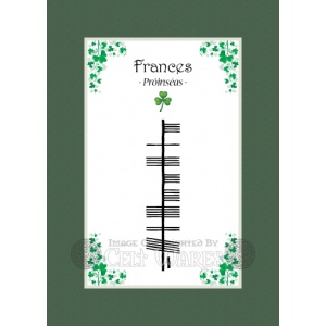 Frances - Ogham First Name