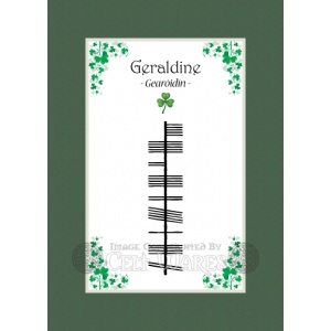 Geraldine - Ogham First Name