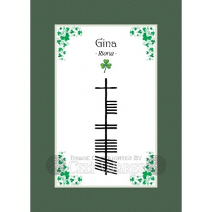 Gina - Ogham First Name