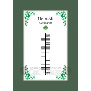 Hannah - Ogham First Name