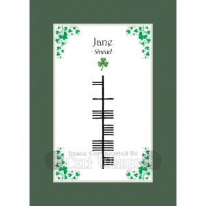 Jane - Ogham First Name