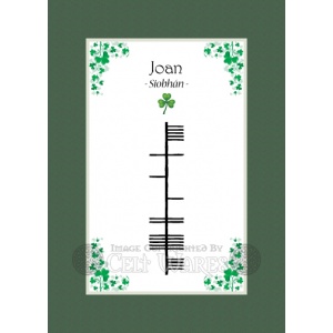 Joan - Ogham First Name