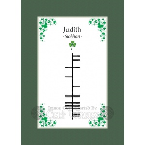 Judith - Ogham First Name