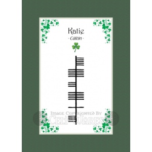 Katie - Ogham First Name