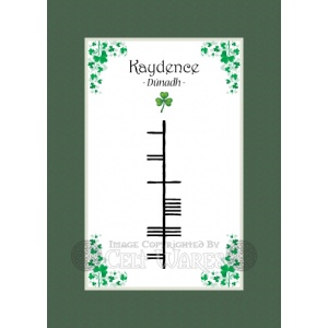 Kaydence - Ogham First Name