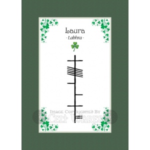 Laura - Ogham First Name