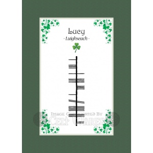 Lucy - Ogham First Name