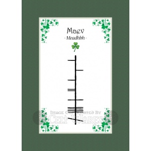 Maev - Ogham First Name
