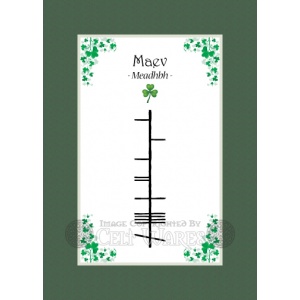 Maev - Ogham First Name