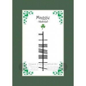 Maggie - Ogham First Name