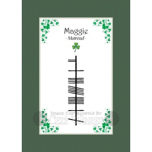 Maggie - Ogham First Name