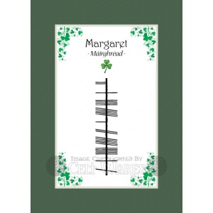 Margaret (Ancient) - Ogham First Name