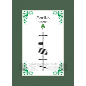 Martha - Ogham First Name