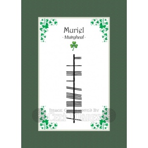 Muriel - Ogham First Name