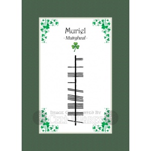 Muriel - Ogham First Name