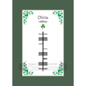 Olivia - Ogham First Name