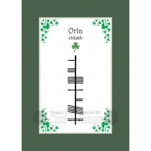 Orla - Ogham First Name