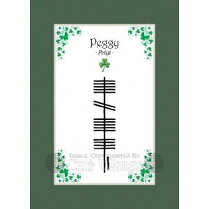 Peggy - Ogham First Name