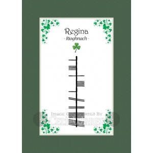 Regina - Ogham First Name