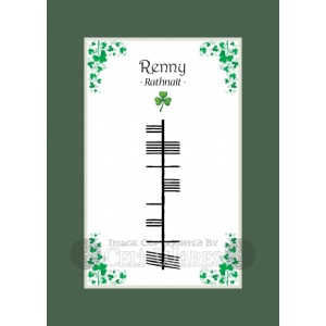Renny - Ogham First Name