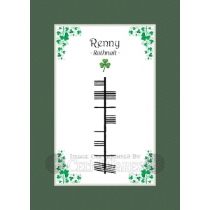 Renny - Ogham First Name
