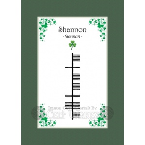 Shannon (Girl) - Ogham First Name