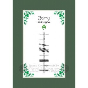 Barry - Ogham Last Name