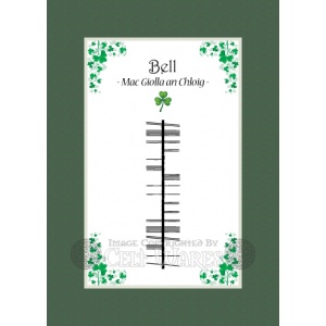 Bell - Ogham Last Name