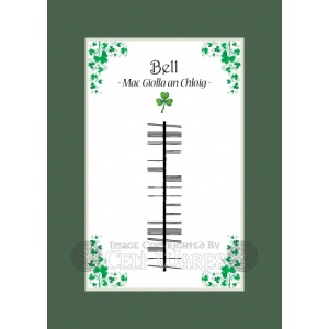 Bell - Ogham Last Name