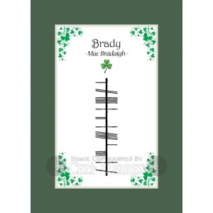 Brady - Ogham Last Name