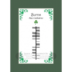 Burns - Ogham Last Name